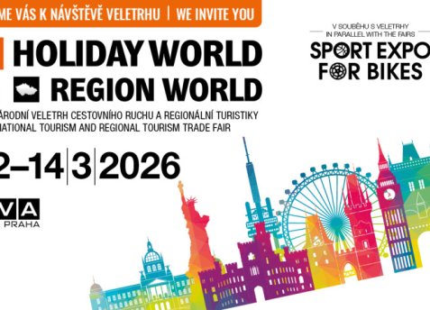 Vysočina Tourism zve na veletrh HOLIDAY WORLD & REGION WORLD 2026: Objevte to nejlepší z Vysočiny