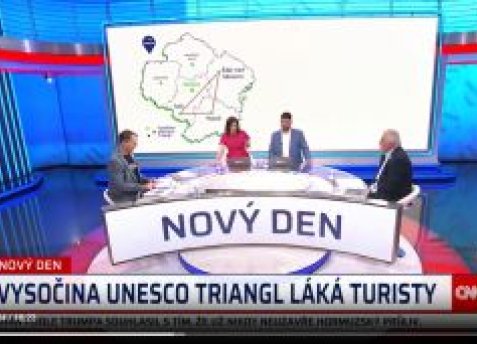 Vysočina UNESCO Triangl na CNN Prima News