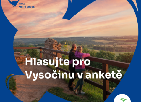 Hlasujte pro Vysočinu v anketě Kraj mého srdce