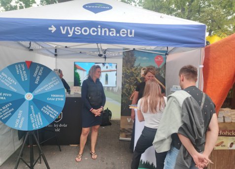 Vysočina Tourism na veletrhu Země živitelka