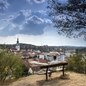 Pohled na město Třebíč